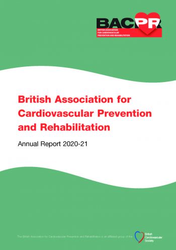 Front cover of BACPR annual report