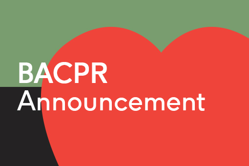 BACPR Announcement